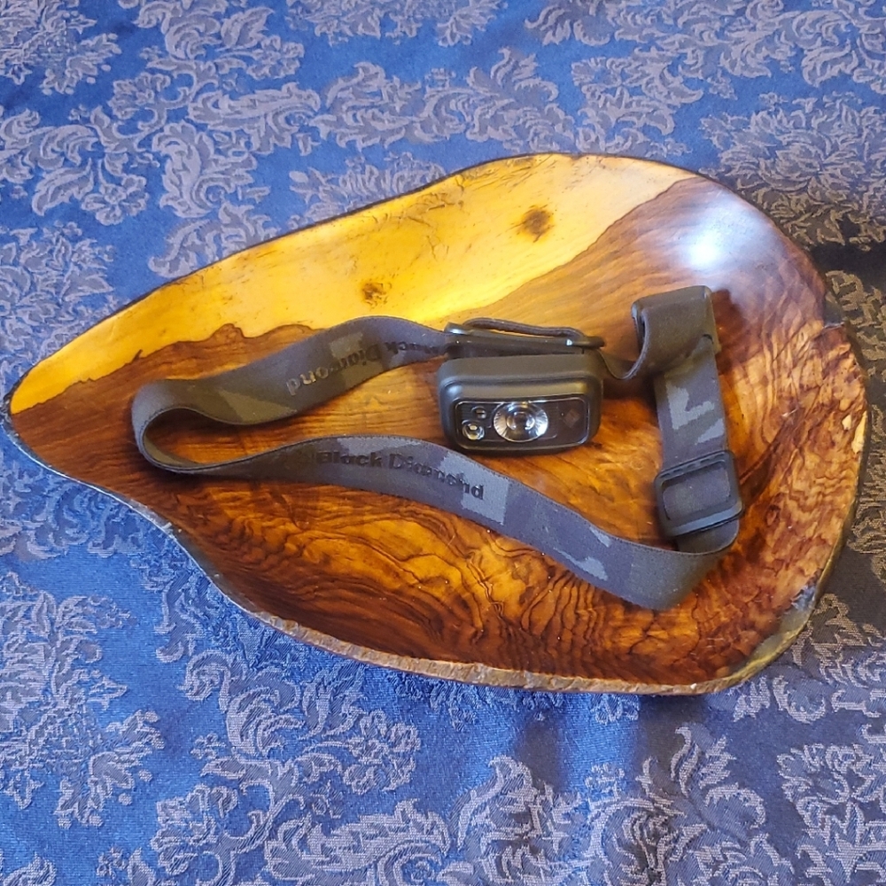 Black Diamond Dual LED Headlamp with Black Grey Camo Strap